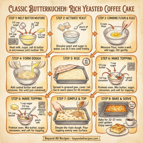 Classic Butterkuchen: Rich Yeasted Coffee Cake instructions