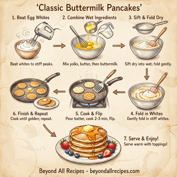 Classic Buttermilk Pancakes instructions