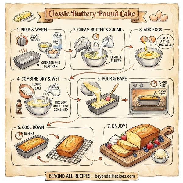 Classic Buttery Pound Cake instructions