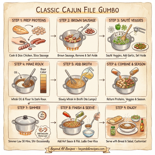 Classic Cajun File Gumbo instructions