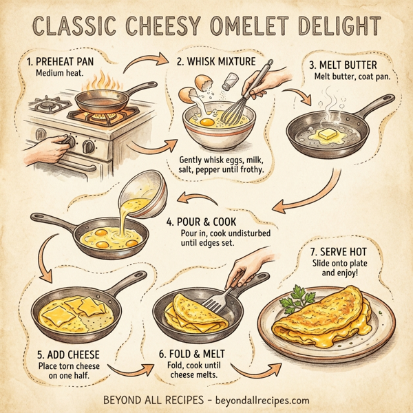 Classic Cheesy Omelet Delight instructions
