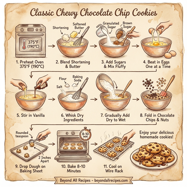 Classic Chewy Chocolate Chip Cookies instructions