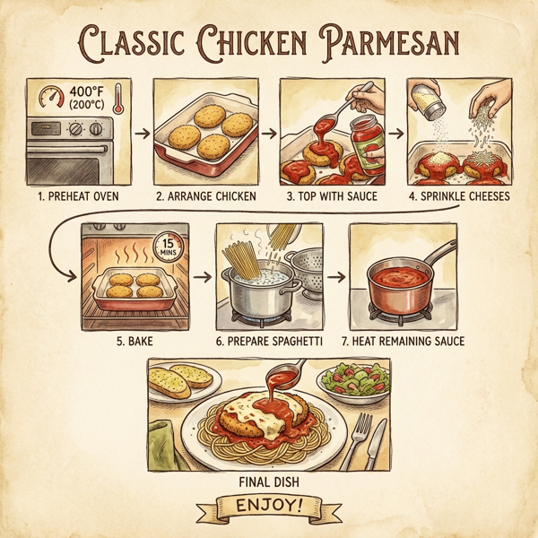 Classic Chicken Parmesan instructions