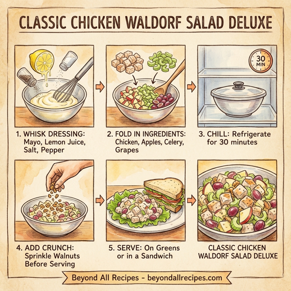 Classic Chicken Waldorf Salad Deluxe instructions