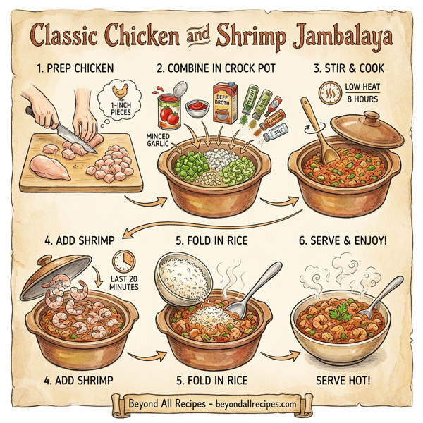 Classic Chicken and Shrimp Jambalaya instructions