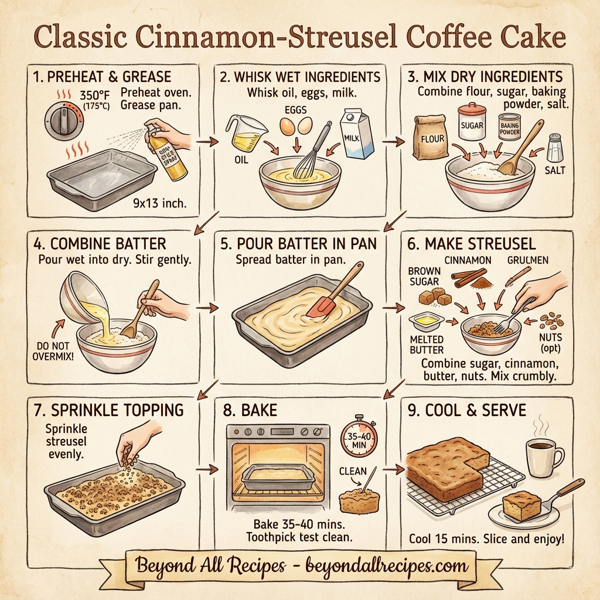 Classic Cinnamon-Streusel Coffee Cake instructions