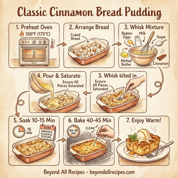 Classic Cinnamon Bread Pudding instructions