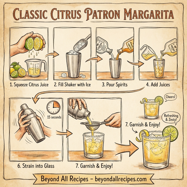 Classic Citrus Patron Margarita instructions