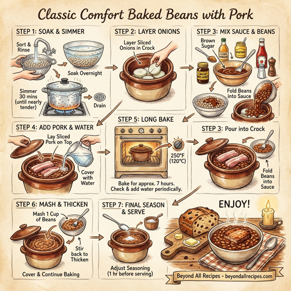 Classic Comfort Baked Beans with Pork instructions