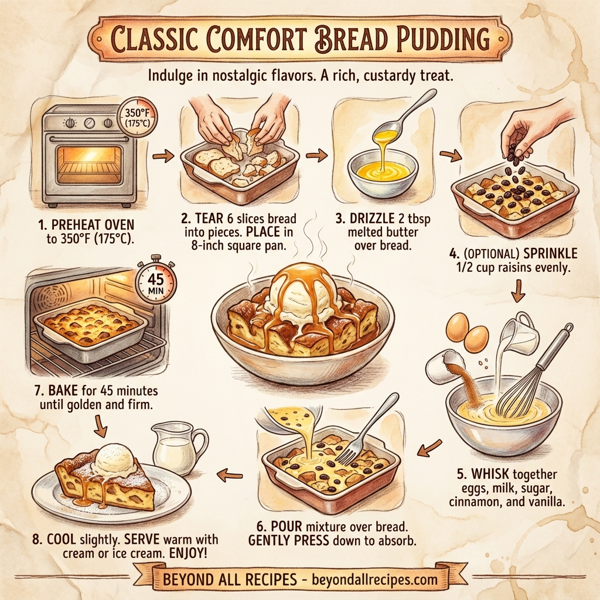 Classic Comfort Bread Pudding instructions