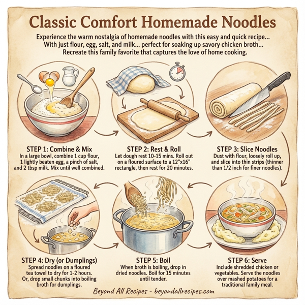 Classic Comfort Homemade Noodles instructions