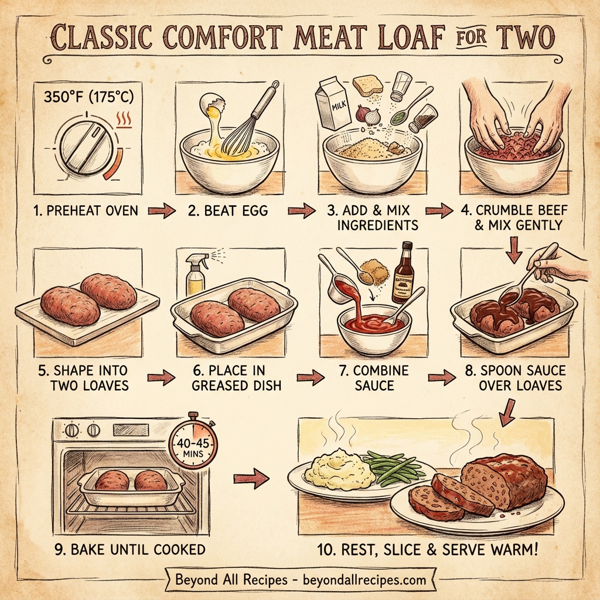 Classic Comfort Meat Loaf for Two instructions