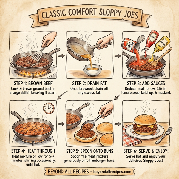 Classic Comfort Sloppy Joes instructions