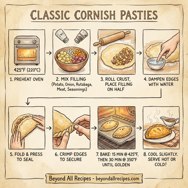 Classic Cornish Pasties instructions