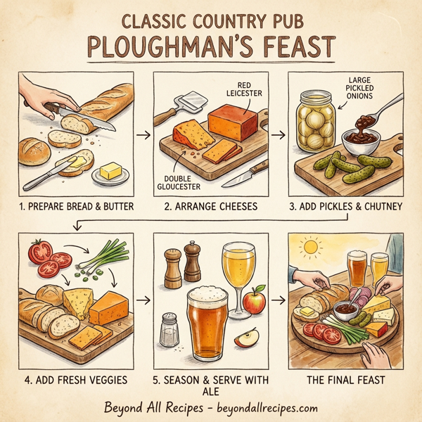 Classic Country Pub Ploughman's Feast instructions