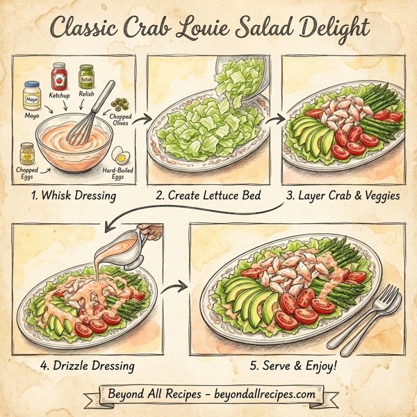 Classic Crab Louie Salad Delight instructions