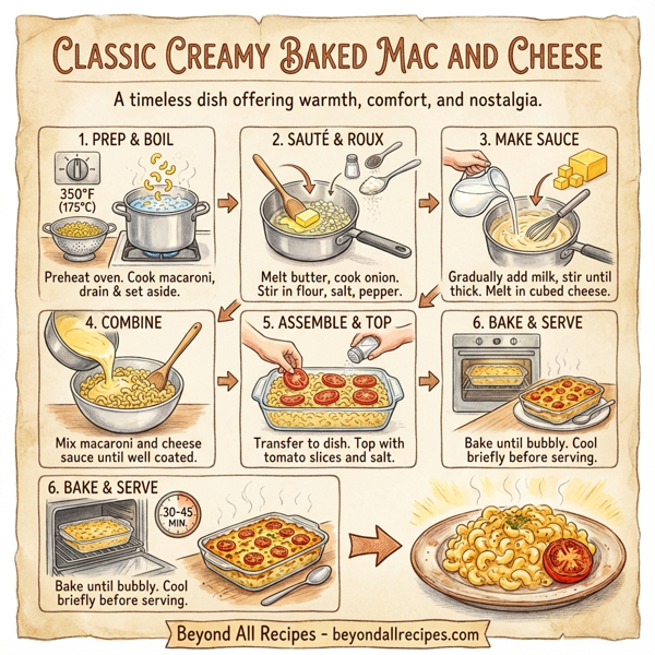 Classic Creamy Baked Mac and Cheese instructions