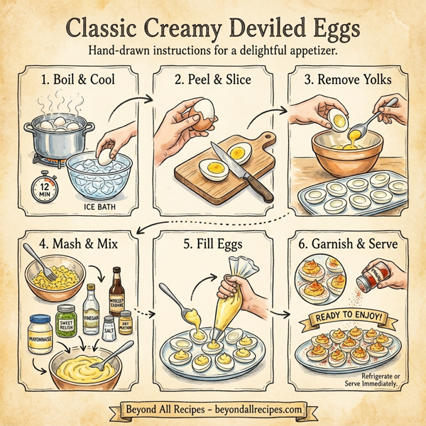 Classic Creamy Deviled Eggs instructions