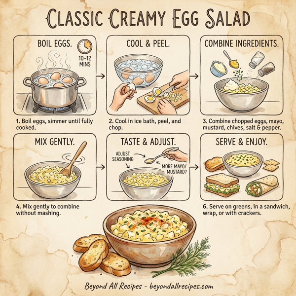 Classic Creamy Egg Salad instructions