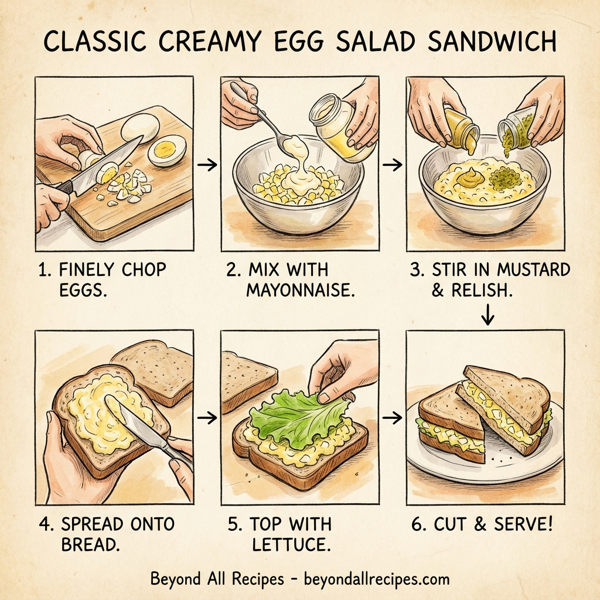 Classic Creamy Egg Salad Sandwich instructions