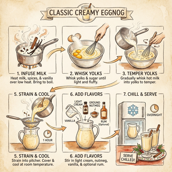 Classic Creamy Eggnog instructions