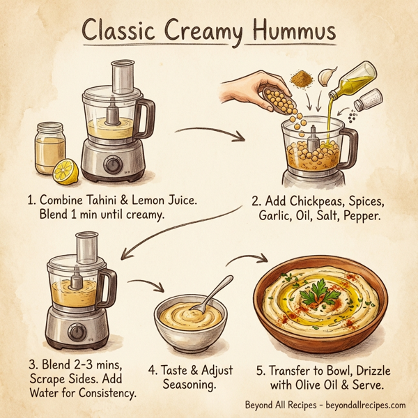 Classic Creamy Hummus instructions