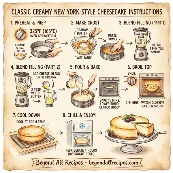 Classic Creamy New York-Style Cheesecake instructions