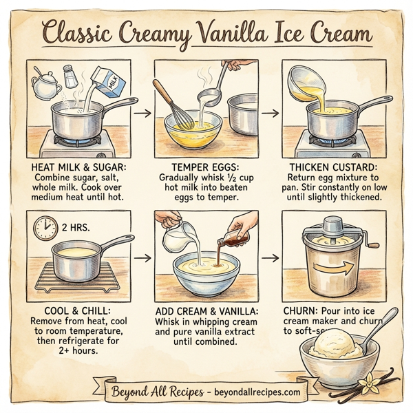 Classic Creamy Vanilla Ice Cream instructions
