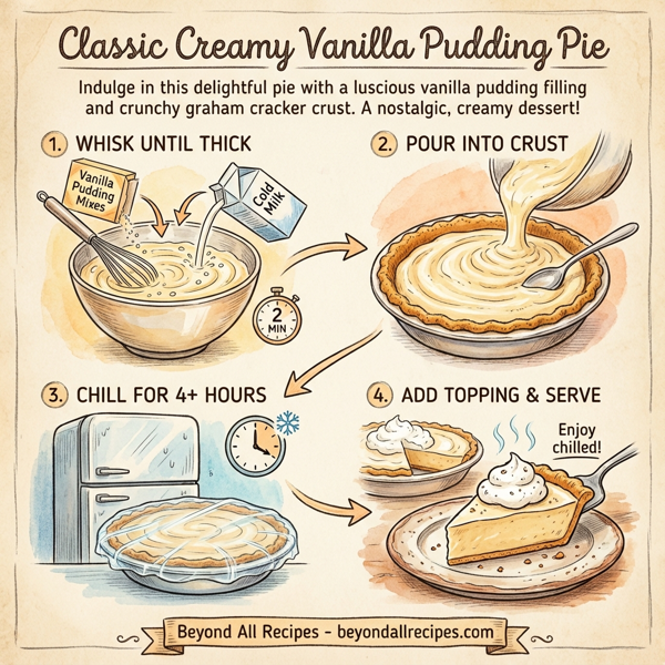 Classic Creamy Vanilla Pudding Pie instructions
