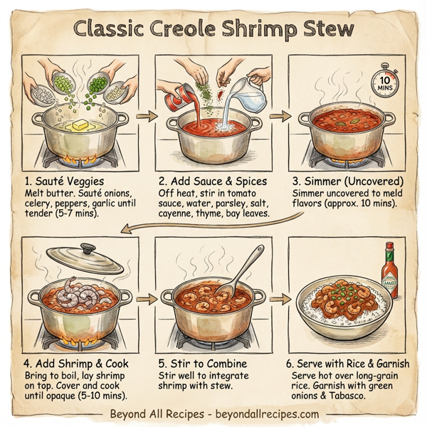 Classic Creole Shrimp Stew instructions