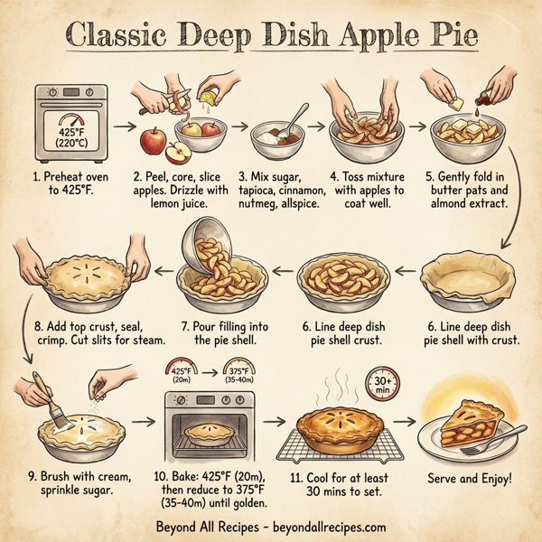 Classic Deep Dish Apple Pie Delicacy instructions