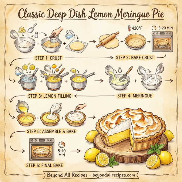 Classic Deep Dish Lemon Meringue Pie instructions