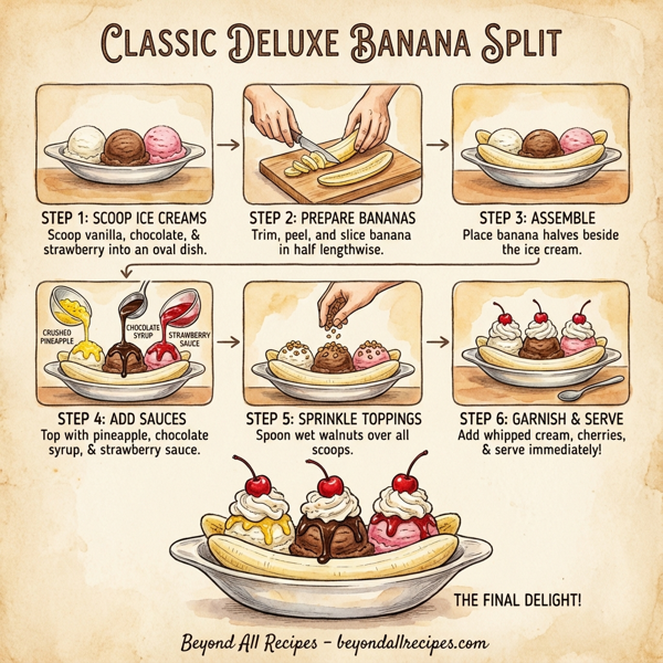 Classic Deluxe Banana Split instructions