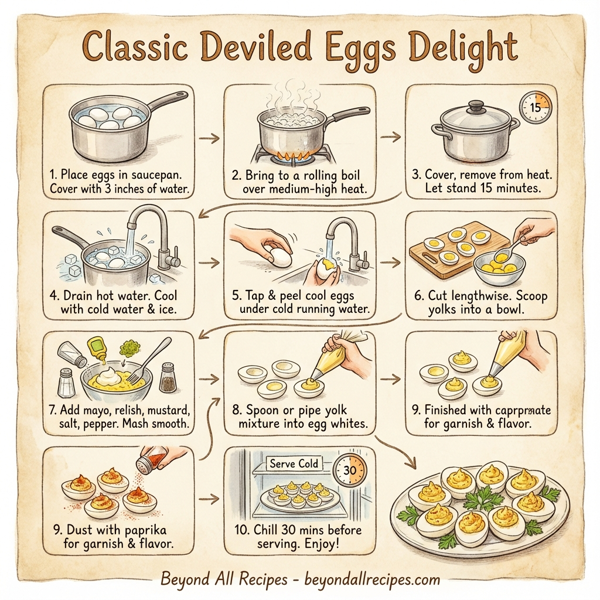 Classic Deviled Eggs Delight instructions