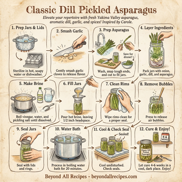 Classic Dill Pickled Asparagus instructions