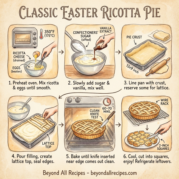 Classic Easter Ricotta Pie instructions