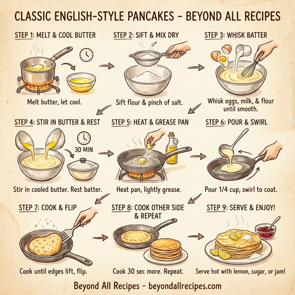 Classic English-Style Pancakes instructions