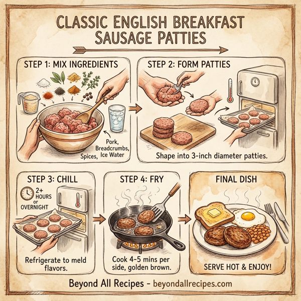 Classic English Breakfast Sausage Patties instructions