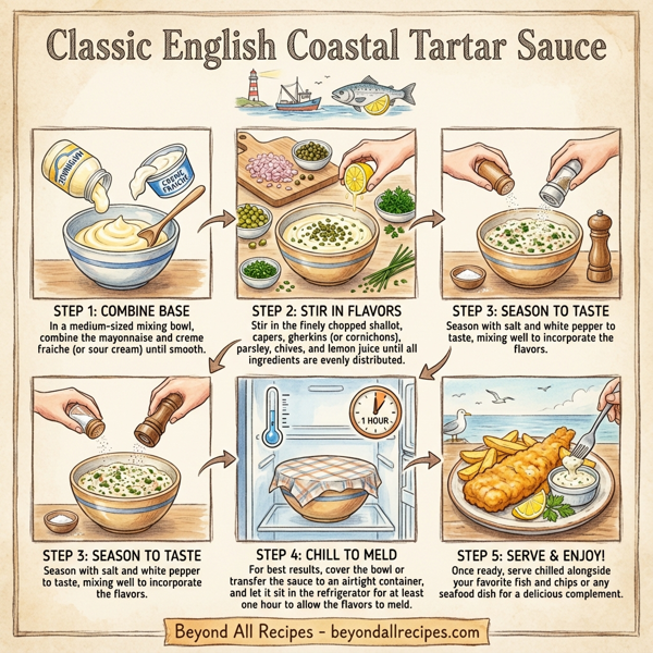 Classic English Coastal Tartar Sauce instructions