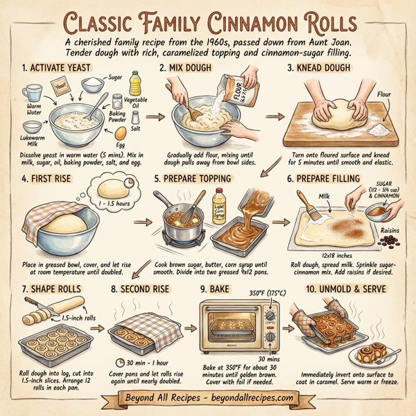 Classic Family Cinnamon Rolls instructions