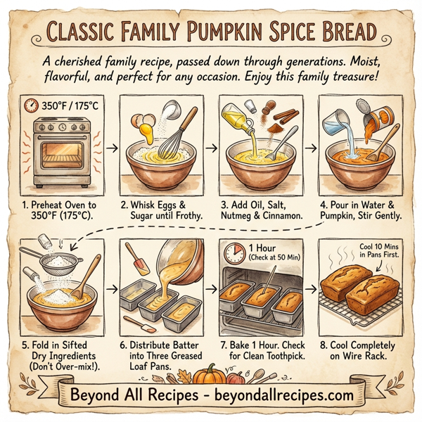 Classic Family Pumpkin Spice Bread instructions