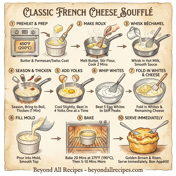 Classic French Cheese Soufflé instructions