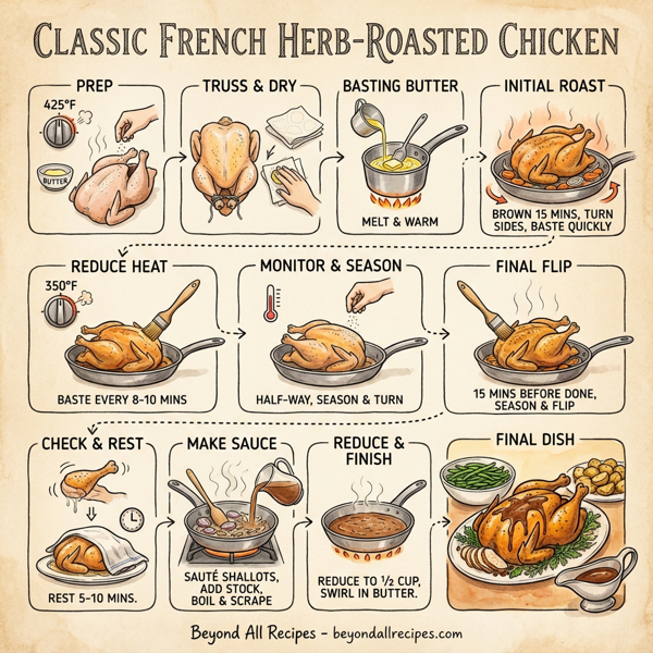 Classic French Herb-Roasted Chicken instructions