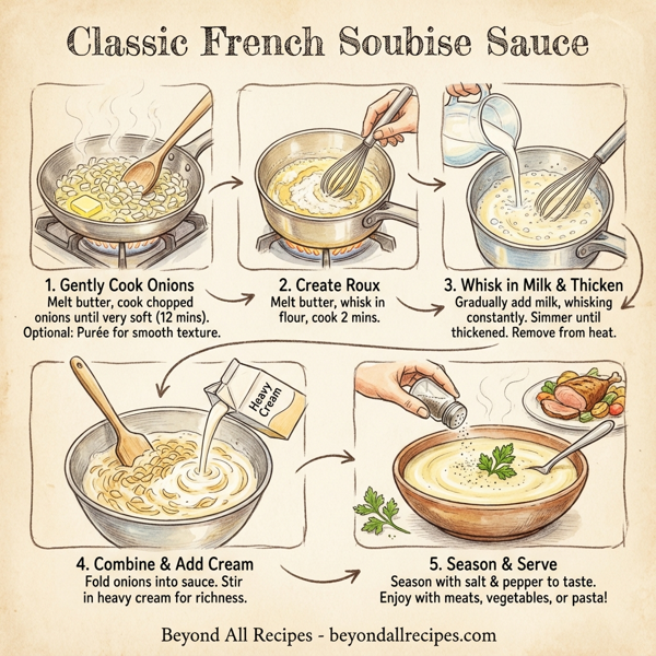 Classic French Soubise Sauce instructions