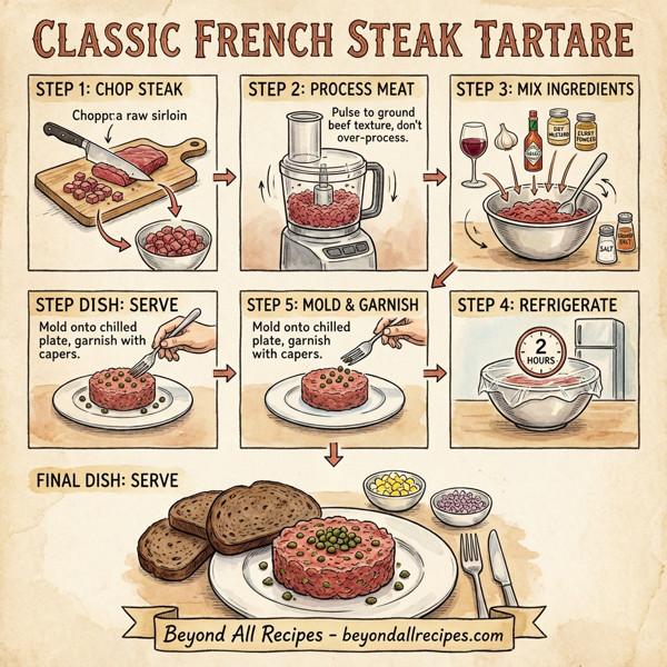 Classic French Steak Tartare instructions
