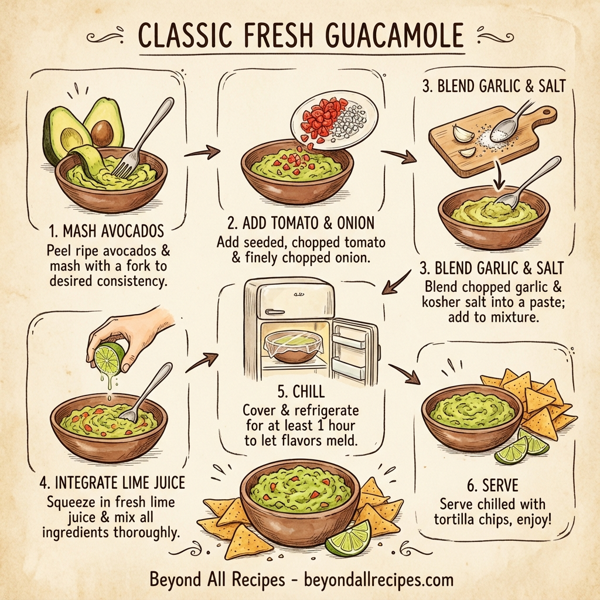 Classic Fresh Guacamole instructions