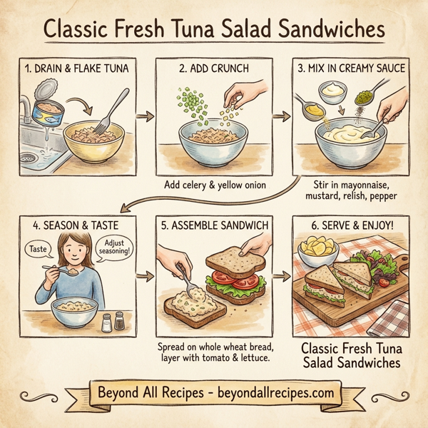 Classic Fresh Tuna Salad Sandwiches instructions