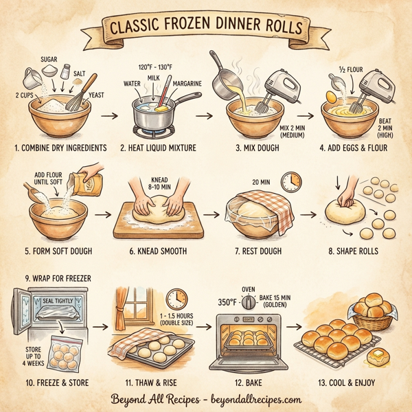 Classic Frozen Dinner Rolls instructions