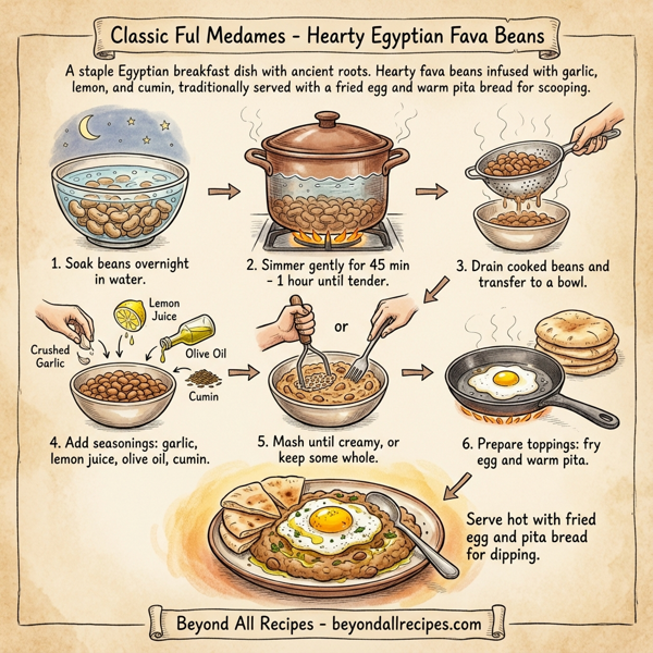 Classic Ful Medames - Hearty Egyptian Fava Beans instructions