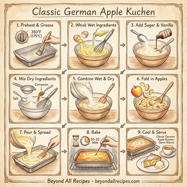 Classic German Apple Kuchen instructions